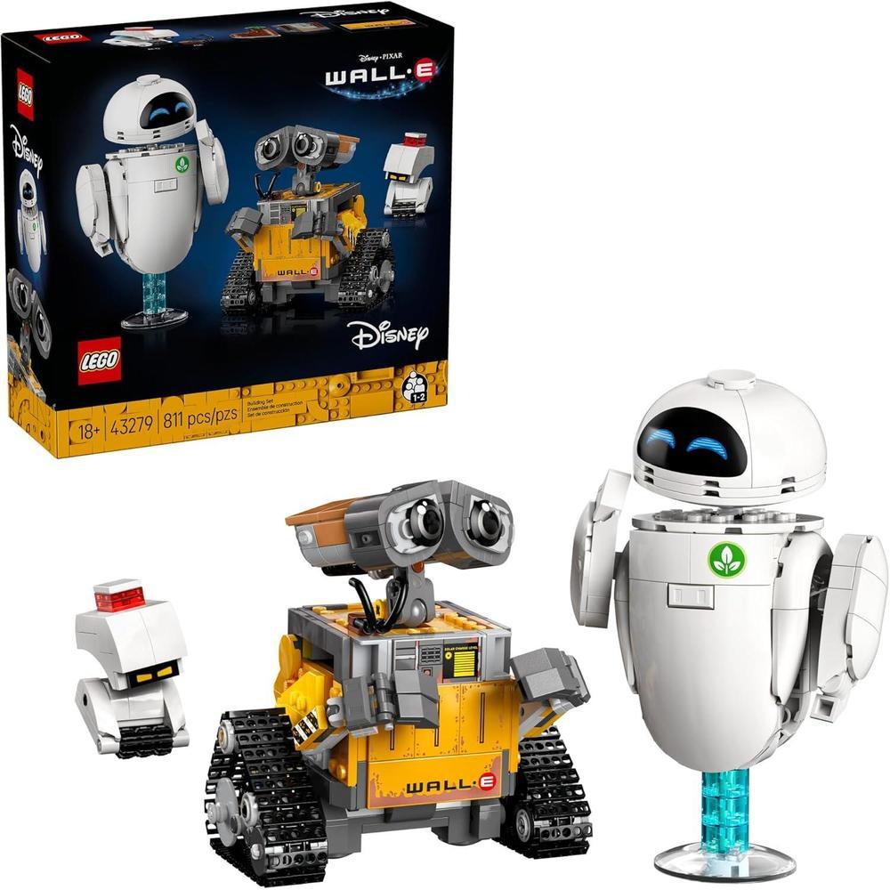 LEGO Disney & Pixar Wall-E & EVE Set de Construcción para Adultos - Decoración para el Hogar y Oficina - Idea de Regalo