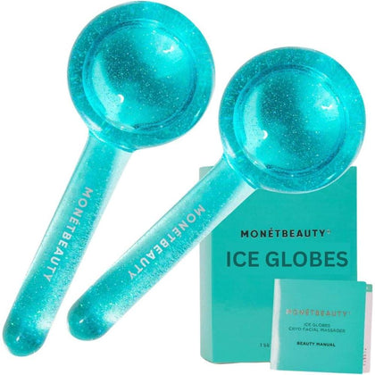 Globos de Hielo para la Cara, seguros para el congelador, eficaces en rutinas de belleza, rodillo facial para tensar piel y reducir hinchazón