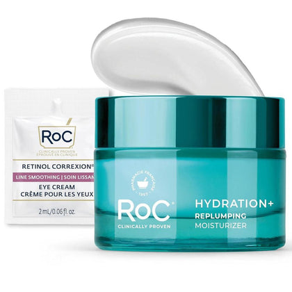 RoC Hidratante Facial Hydration+ 50ml Con Ácido Hialurónico