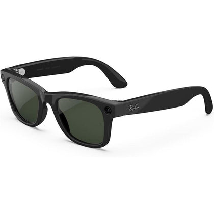 Ray-Ban Meta Wayfarer (Gen 2) - Shiny Black · Transitions Graphite Green