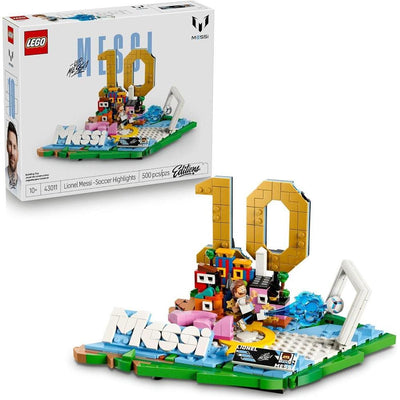 LEGO Lionel Messi, Set de Construcción para Niños y Niñas, Edad 10+, Regalo Coleccionable de Fútbol con Placa Decorativa
