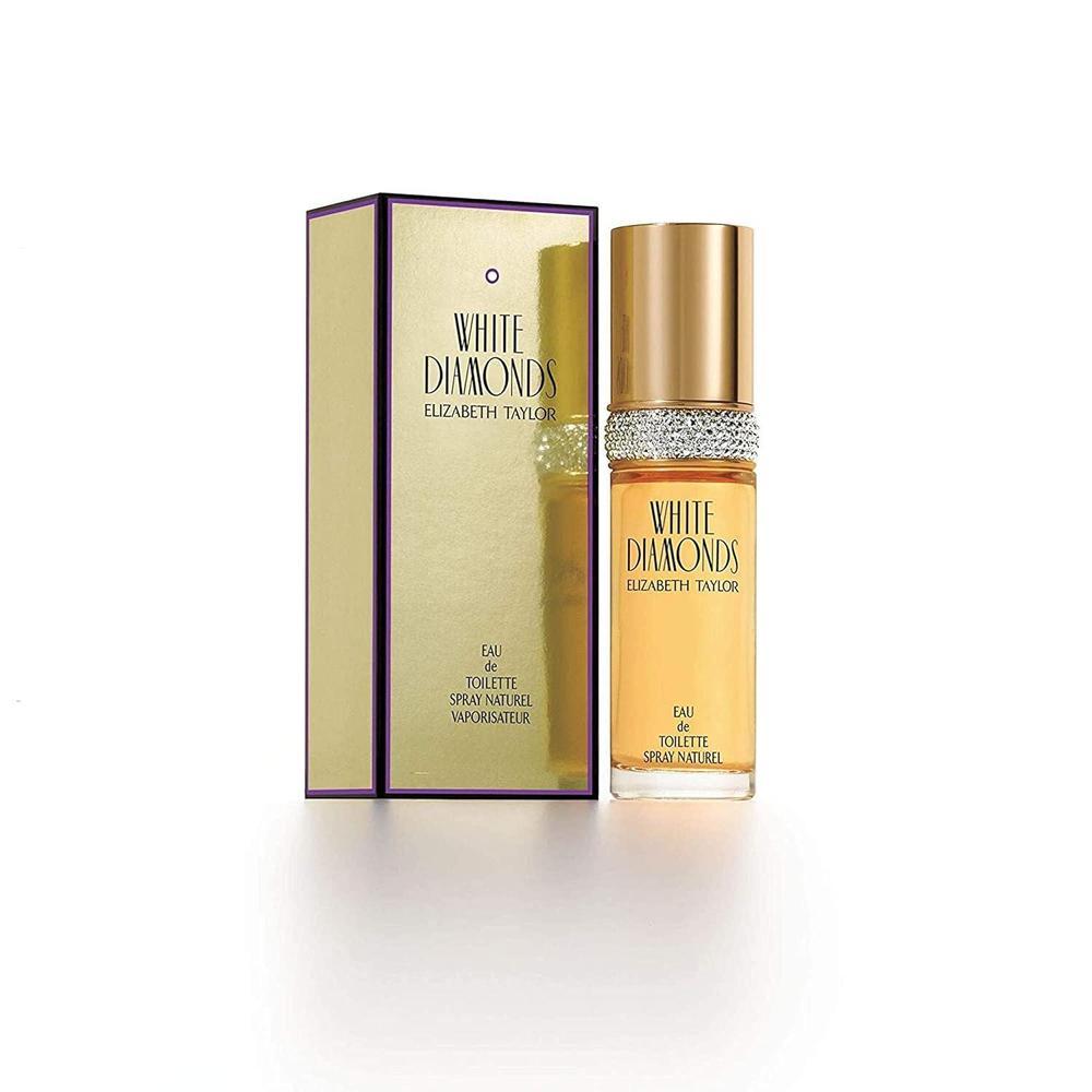 Perfume en spray White Diamonds de Elizabeth Taylor, fragancia seductora y floral para mujeres sofisticadas