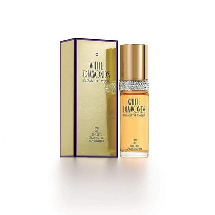 Perfume en spray White Diamonds de Elizabeth Taylor, fragancia seductora y floral para mujeres sofisticadas