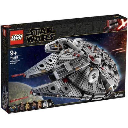 Lego Star Wars Millennium Falcon Set de construcción con Finn, Chewbacca, Lando y más, colección The Rise of Skywalker