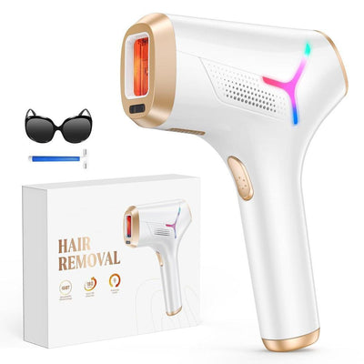 Depilación láser IPL para mujeres y hombres, casi indoloro, resultados en 2 semanas, para uso en casa, tratamiento rápido