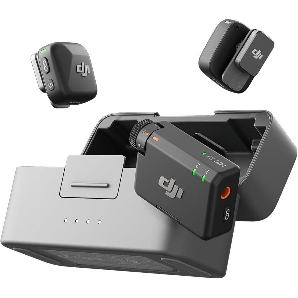 Micrófono inalámbrico DJI Lavalier Mini para iPhone, cámara y Android, diseño ultraligero con audio detallado y cancelación de ruido