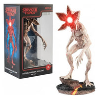 Lámpara Stranger Things con figura Demogorgon, edición coleccionista. Producto oficial de Netflix, alimentado por USB y batería
