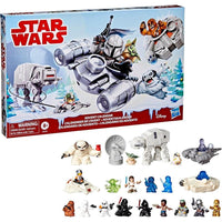 Calendario de Adviento Star Wars con 24 Sorpresas, Incluye Figuras y Vehículos para Niños y Niñas Mayores de 4 Años