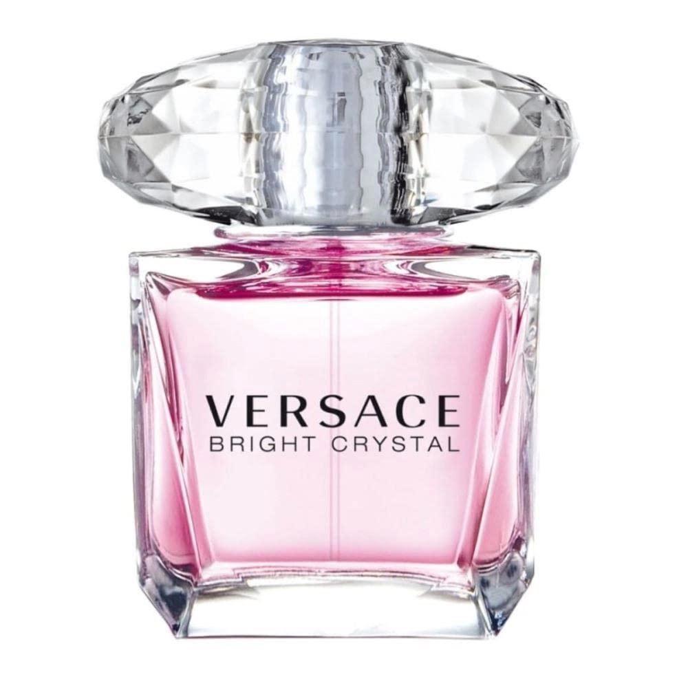 Versace Bright Crystal Eau de Toilette Spray para mujer, fragancia femenina seductora con esencias florales y almizcle