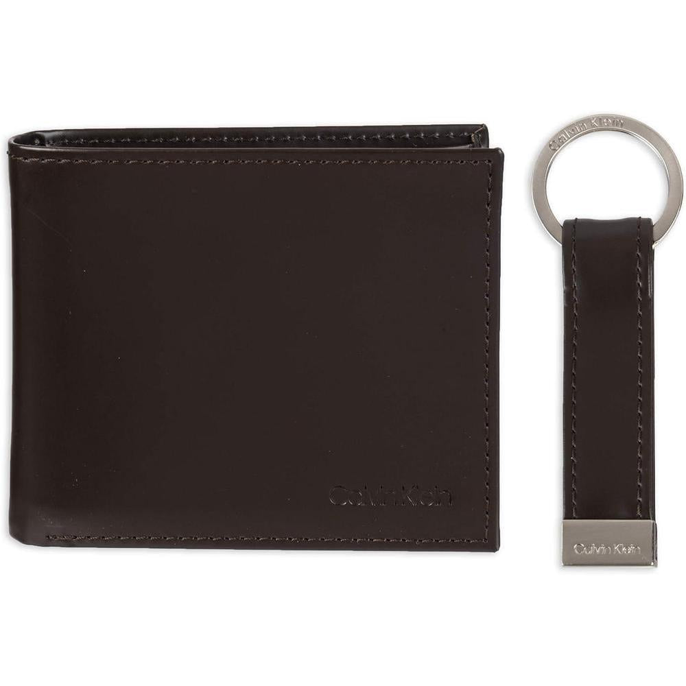 Conjunto de billetera minimalista y tarjetero Calvin Klein para hombre con tecnología RFID para protección