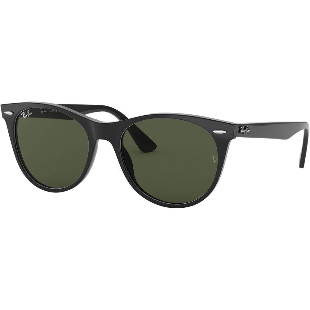 Ray-Ban RB2185 Wayfarer II - Gafas de sol redondas para hombre con protección UV y armazón de acetato duradero