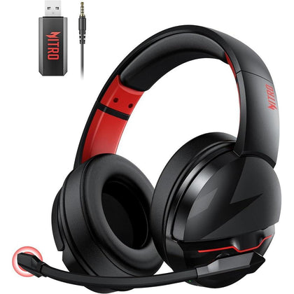 Auriculares inalámbricos Acer para juegos con batería de 100 horas, micrófono claro y controladores dinámicos