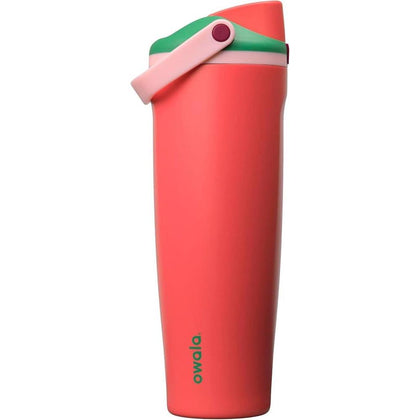 Botella de agua Owala FreeSip con aislamiento de acero inoxidable, boquilla 2-en-1 y asa de cubo, ideal para viajes y deportes