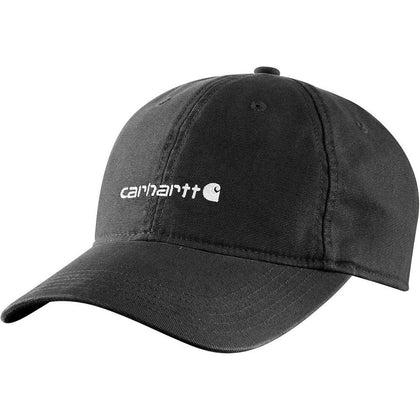Carhartt Gorra gráfica bordada de lona para mujer, con ventilación y tecnología FastDry antiolor