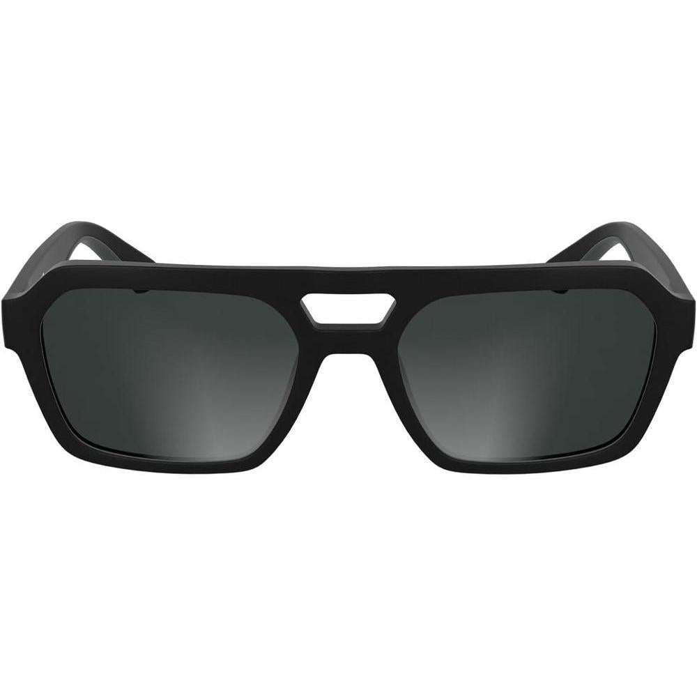 Calvin Klein Jeans CKJ25603S, gafas de sol rectangulares para hombre, color negro mate, tamaño único, estilo ecológico