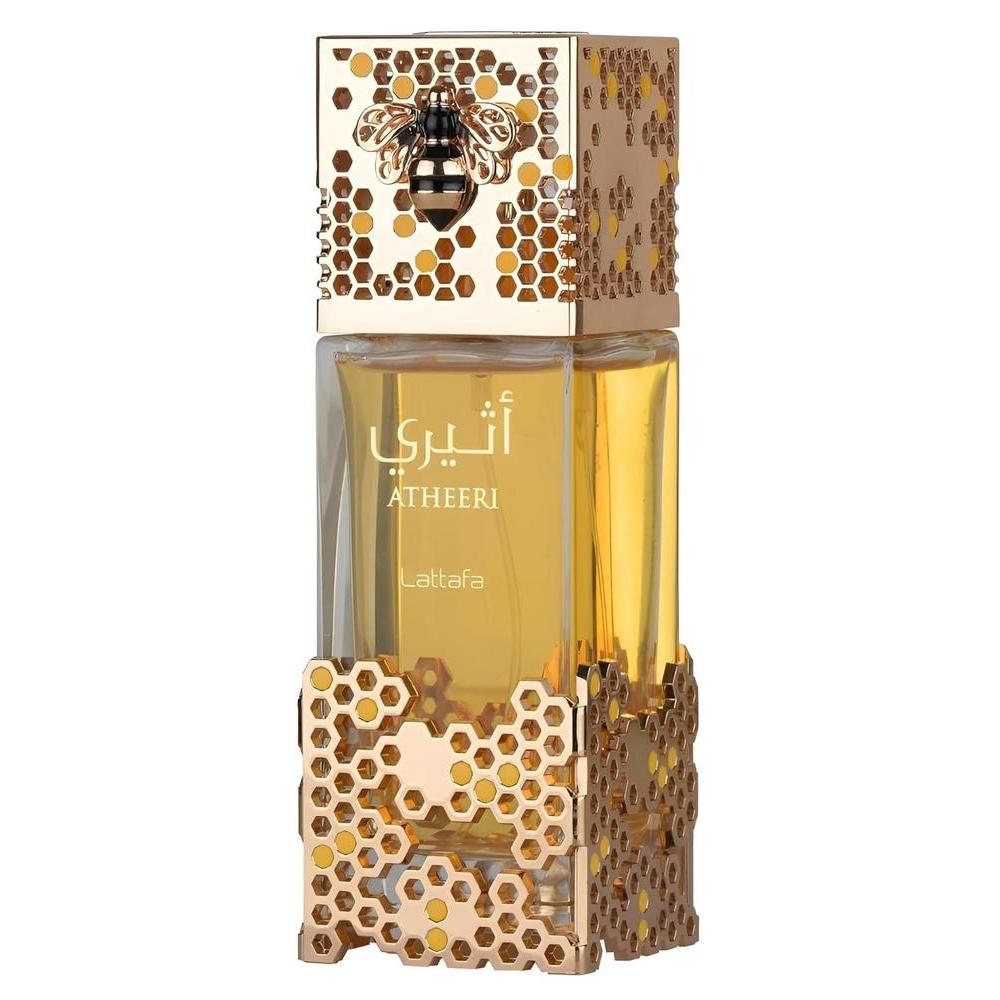 Lattafa Atheeri Eau de Parfum unisex con notas de vainilla y ámbar para una experiencia olfativa única