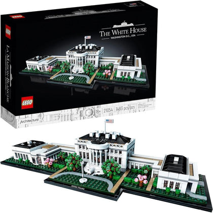 LEGO Architecture: Construcción de La Casa Blanca, set creativo para adultos y adolescentes, icónica oficina presidencial