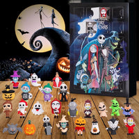 Calendario de Adviento de Halloween 2025 con 24 coleccionables para niños, adultos y adolescentes. Adornos decorativos para regalos