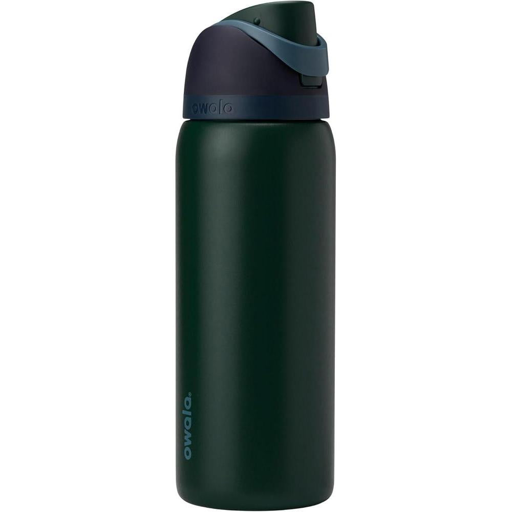 Botella de agua Owala FreeSip de acero inoxidable aislada, con sorbete, libre de BPA, ideal para deportes y viajes