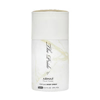 Armaf Pride White Body Spray para mujer, fragancia floral de lujo de larga duración
