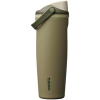 Botella Owala FreeSip de acero inoxidable con boquilla 2 en 1, pajilla integrada y asa de transporte para deportes