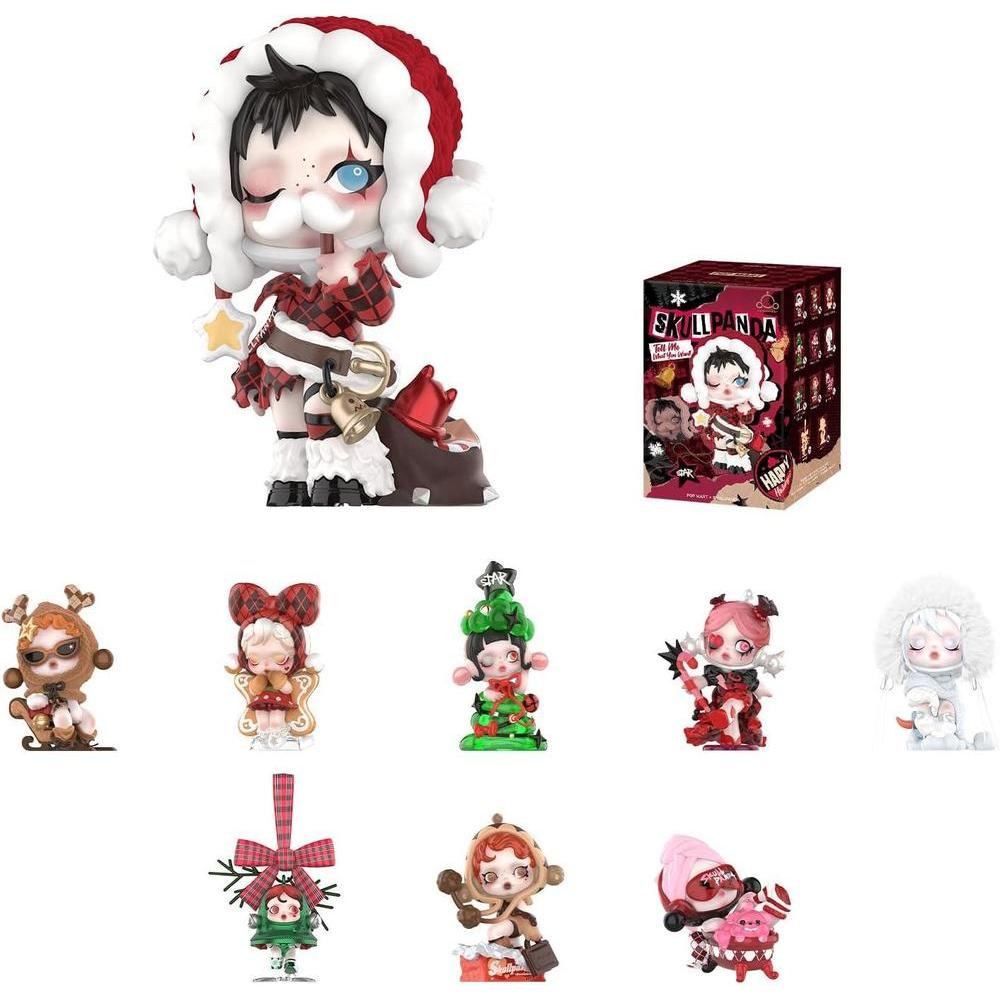 POP MART SKULLPANDA - Figuras coleccionables de la serie Wishing Time, diseño aleatorio, ideales para decoración o regalo