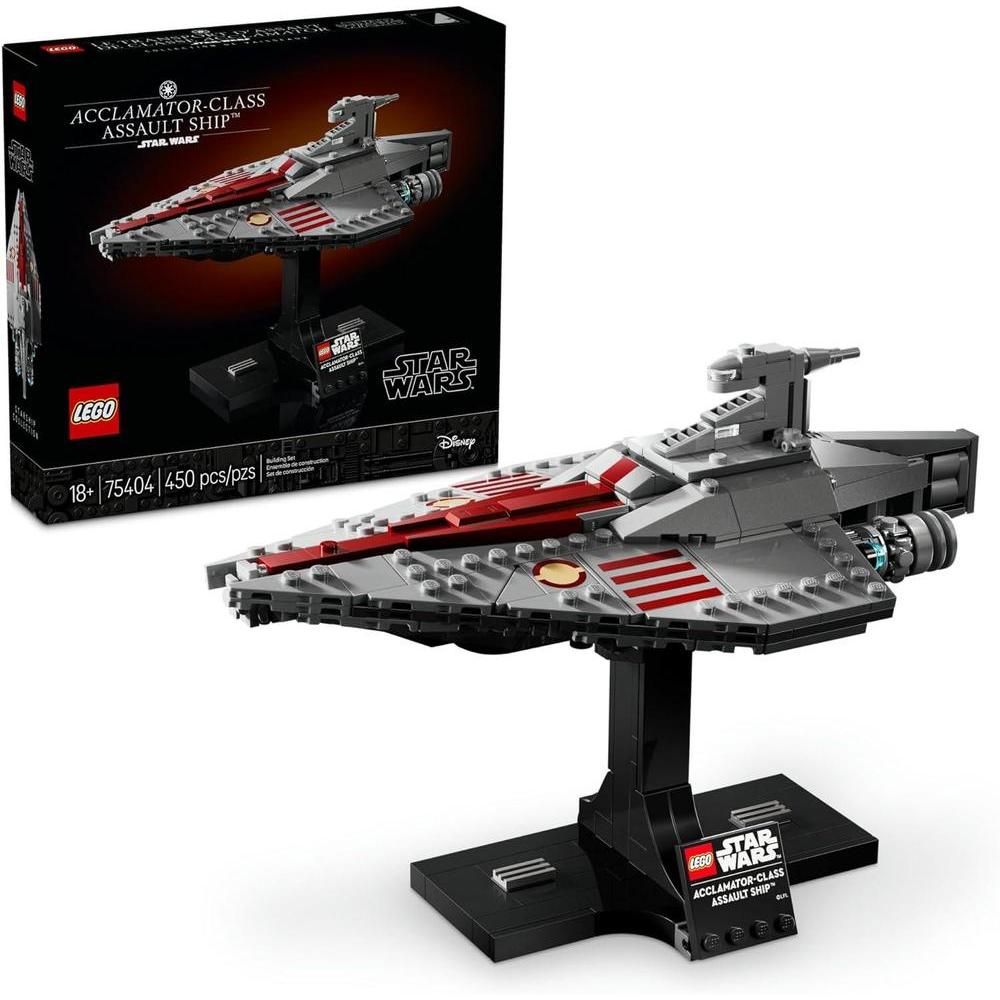LEGO Star Wars: Juego de construcción de buque de asalto de Attack of The Clones para coleccionistas adultos