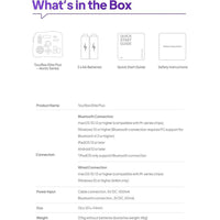 TOUR BOX Elite Plus: Consola creativa programable Bluetooth para edición de fotos y videos, graduación e ilustración