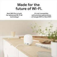Google Nest WiFi Pro Wi-Fi 6E con velocidad rápida y cobertura total del hogar, router de malla color citronela