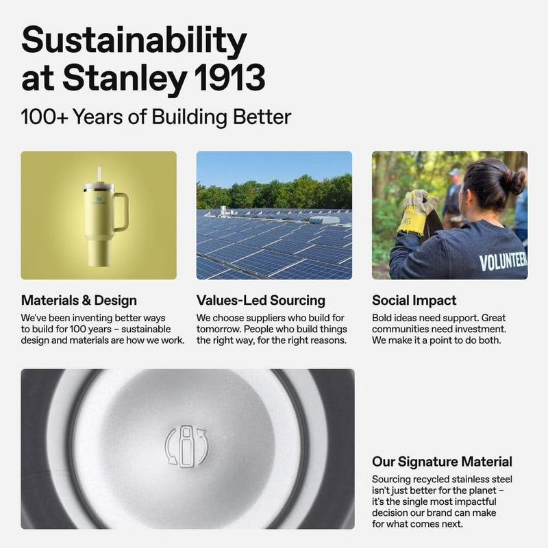 STANLEY Quencher ProTour Vaso de Paja con Tapa a Prueba de Fugas, Popote y Asa Integrados, Compatible con Portavasos