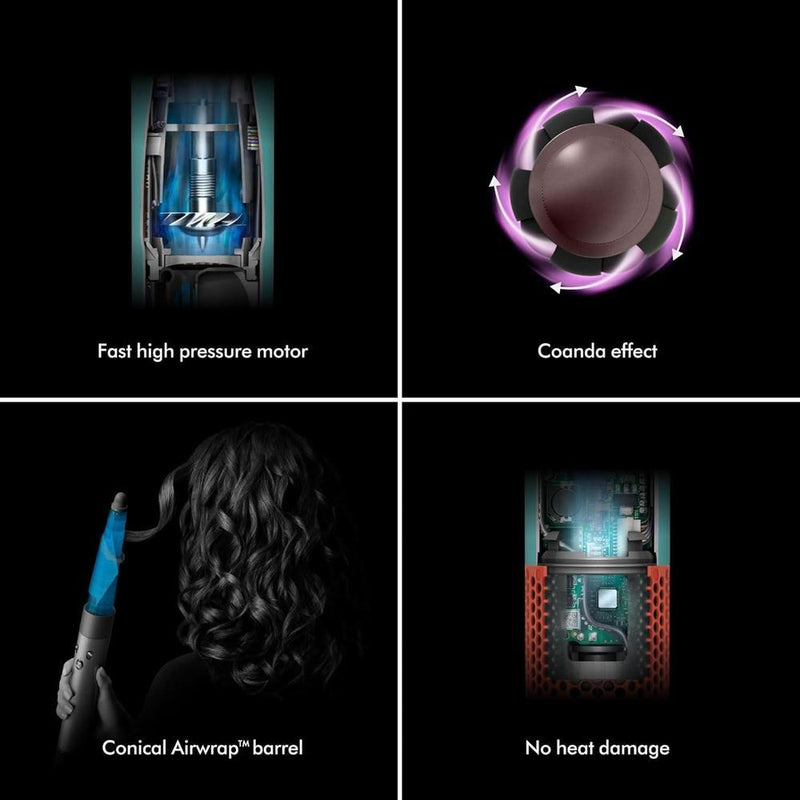Dyson Airwrap Multi-Styler: Secado y estilizado inteligente sin daño por calor, versatilidad 6 en 1, ganador premio Allure