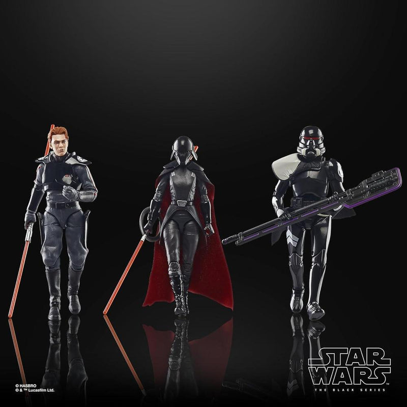 STAR WARS The Black Series Gaming Greats Second Sister, Cal Kestis y Purge Trooper, exclusivo de Amazon
