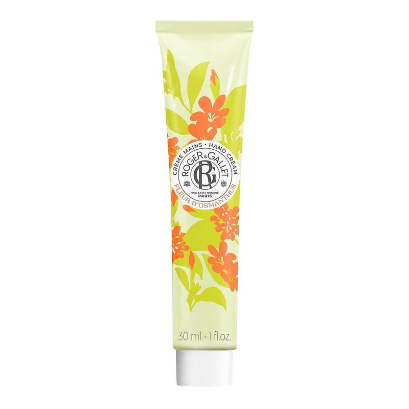 ROGER & GALLET Crema hidratante de manos y uñas para piel seca con manteca de karité y aceite de almendras, fórmula no grasa