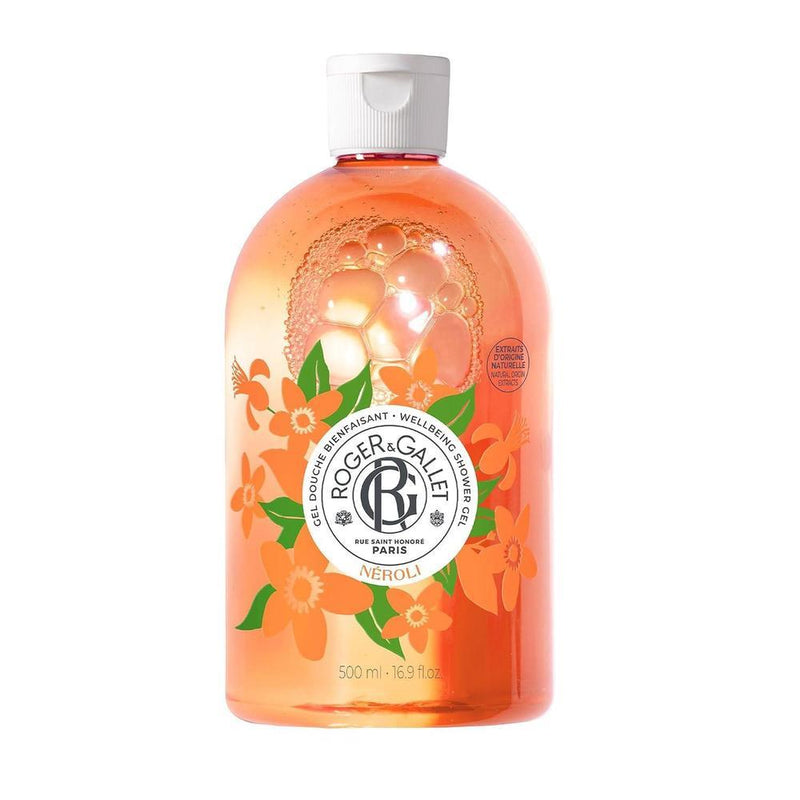 Gel de ducha hidratante Roger & Gallet con aloe vera y aroma de rosa, para piel sensible, sin sulfatos