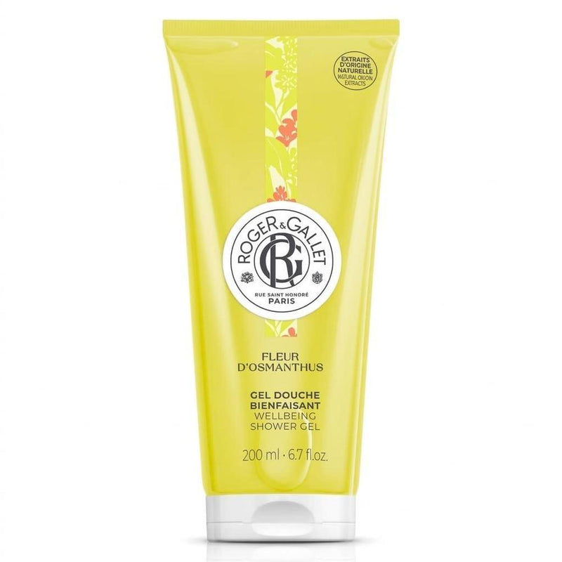 Gel de ducha hidratante Roger & Gallet con aloe vera y aroma de rosa, para piel sensible, sin sulfatos