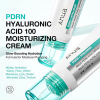 Hidratante facial ANUA PDRN de ácido hialurónico y colágeno, con ADN de salmón, ideal para piel de vidrio, cuidado coreano