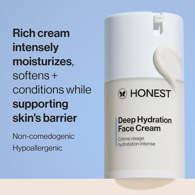 Honest Beauty Crema Facial Hidratación Profunda, Hipoalergénica
