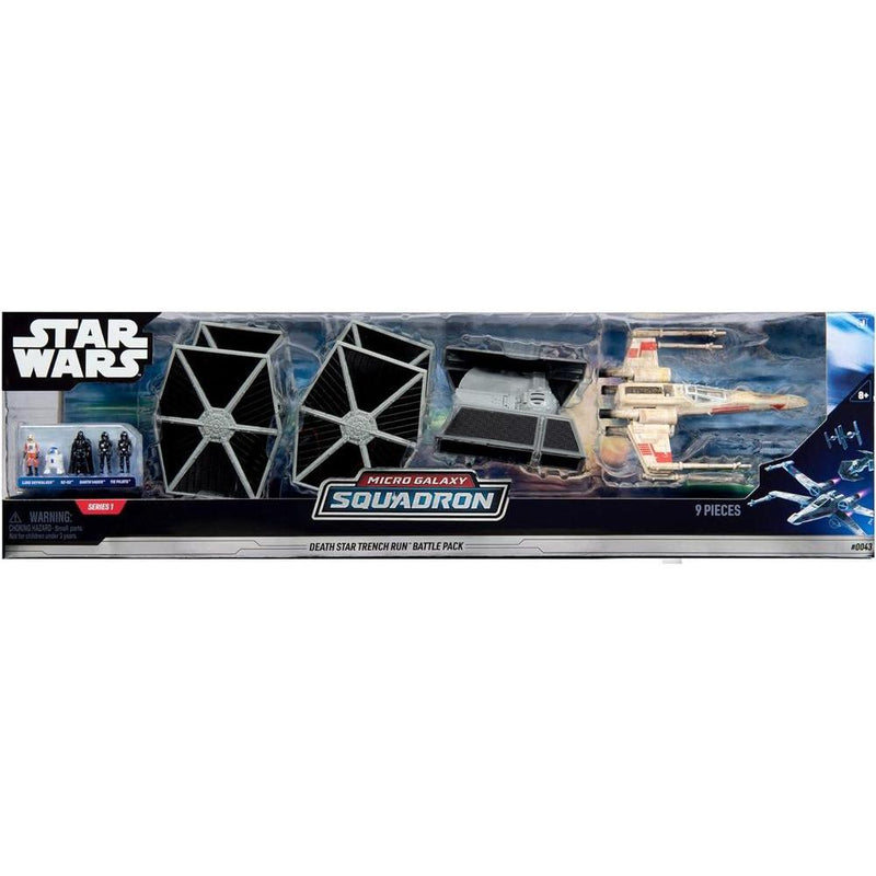 Star Wars Death Star Trench Run Battle Pack con vehículos y accesorios de micro figuras exclusivas