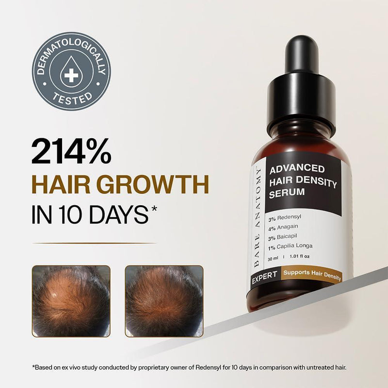 Bare Anatomy Suero Capilar Avanzado con Redensyl, Anagain, Baicapil y Capilia Longa para Caída del Cabello