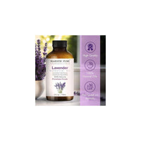 Majestic Pure: Aceite esencial de lavanda de grado terapéutico, puro y natural, ideal para aromaterapia y cuidado personal