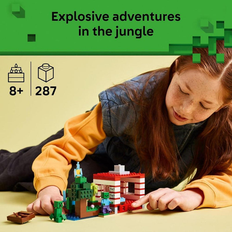 Juego de construcción LEGO Minecraft Casa del Árbol con TNT, para niños y niñas de 8 años en adelante, regalo ideal