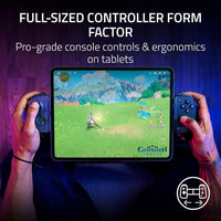 Controlador de juegos Kishi V3 Pro XL para iPad y tabletas Android con pulgares TMR, botones traseros duales, HD Haptics y 6 meses de Apple Arcade