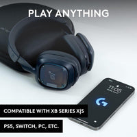 Logitech G Astro A30 Auriculares Inalámbricos Gaming Dolby Atmos, Bluetooth, Batería 27h, USB-C, PS5/Xbox/Switch/PC/Android, Azul