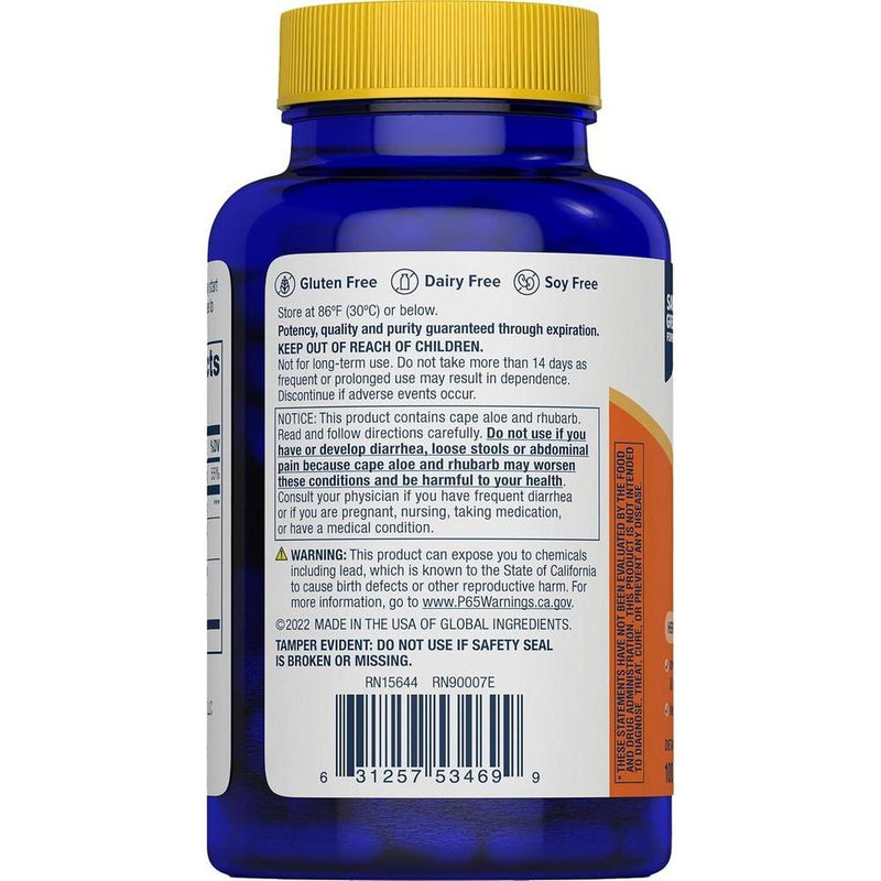 Renew Life Cleanse More Detox, fórmula herbal para la regularidad, sin gluten, lácteos ni soja, 100 cápsulas vegetarianas