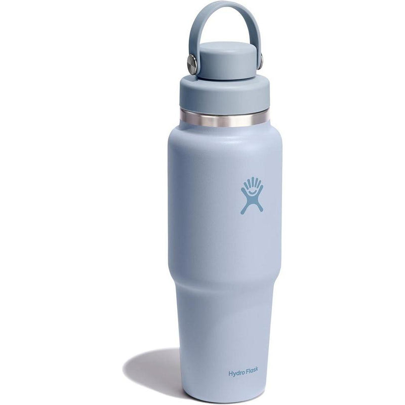 Botella de viaje Hydro Flask con tapa a prueba de fugas y aislamiento al vacío, compatible con portavasos, color Surf