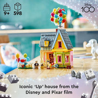 LEGO Disney Pixar Up House, juego de construcción creativo con piezas icónicas para niños y adultos fanáticos de Disney