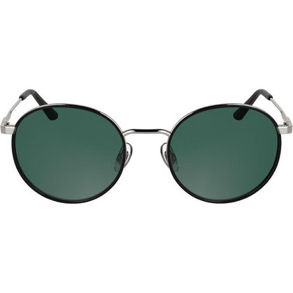 Gafas de sol redondas Calvin Klein CK25101S, diseño minimalista y elegante con detalles en metal, cómodas y ajustables