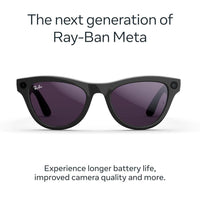 Ray-Ban Meta (Gen 2) Skyler - Shiny Black / Transitions Amethyst — Gafas inteligentes IA, cámara 12MP