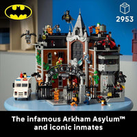 LEGO DC Batman Arkham Asylum para adultos, decoración de hogar u oficina, ideal para fans de cómics y películas, 76300