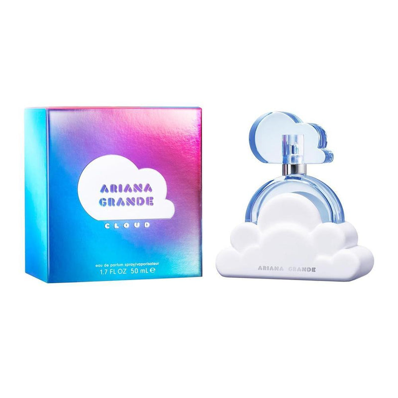 Ariana Grande Cloud Eau de Parfum, fragancia cálida gourmand con notas de lavanda, coco, vainilla y pera para mujeres